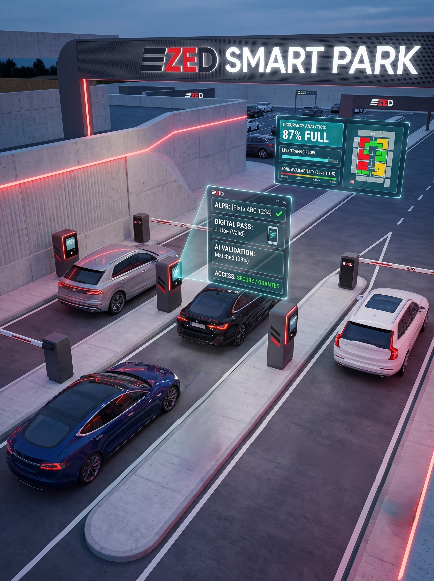 Parking layout