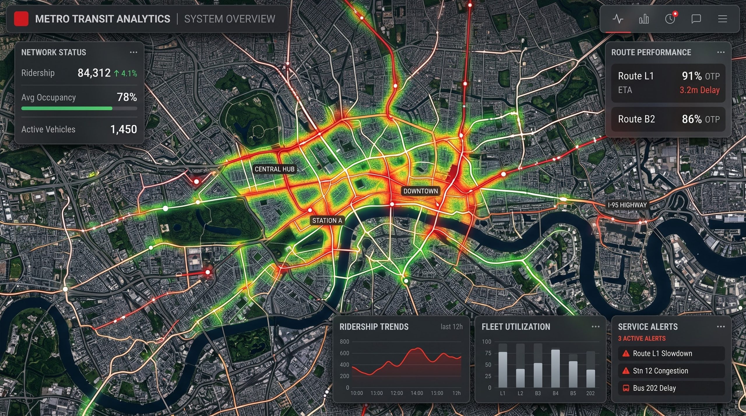 Route Demand Heatmap